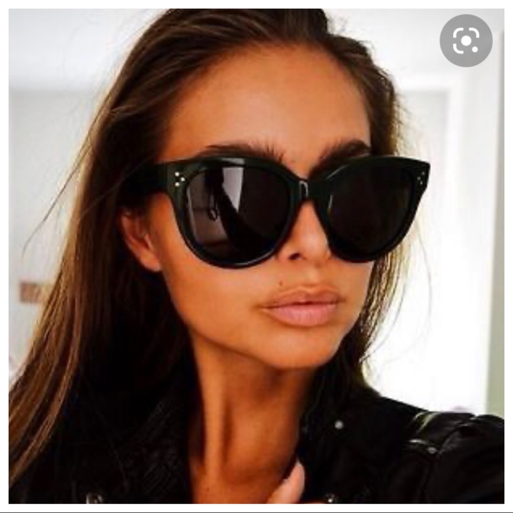 Chic Oversized Cat Eyes Sunglasses - Picture 3 of 5